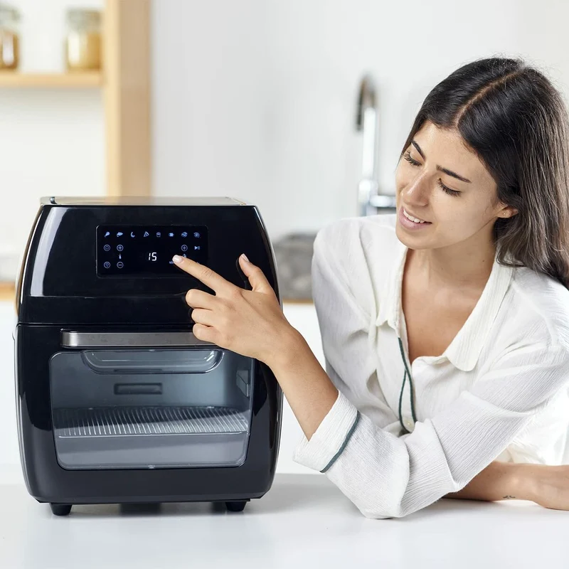 Friggitrice ad aria Black & Decker BXAFO1200E Nera 1700 W 12 L