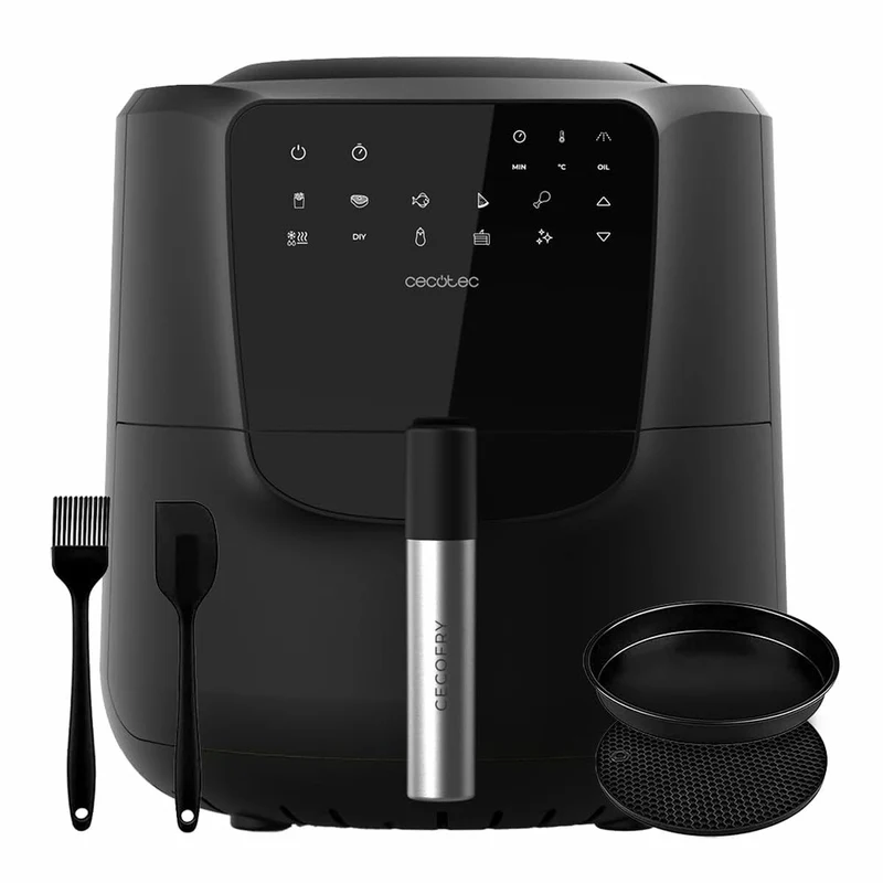 Friggitrice ad aria Cecotec Cecofry Rain Pack 1550 W 5,5 L Nero