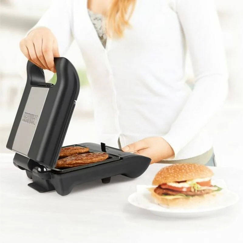 Grill a contatto Princess Grill Compacto Flex 01.117001.01.001 Nero Nero/Argento 800 W 700 W