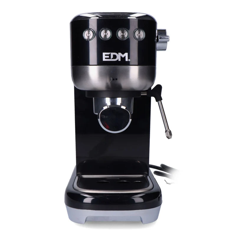 Macchina per caffè espresso manuale EDM 07707 Nero 2 tazze 1,3 L