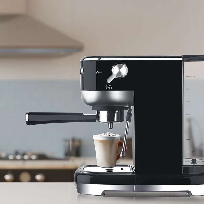 Macchina per caffè espresso manuale EDM 07707 Nero 2 tazze 1,3 L