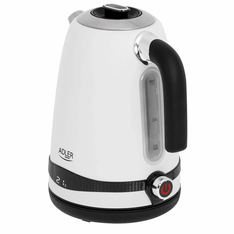 Bollitore Adler Bianco Acciaio inox 2200 W 1,7 L