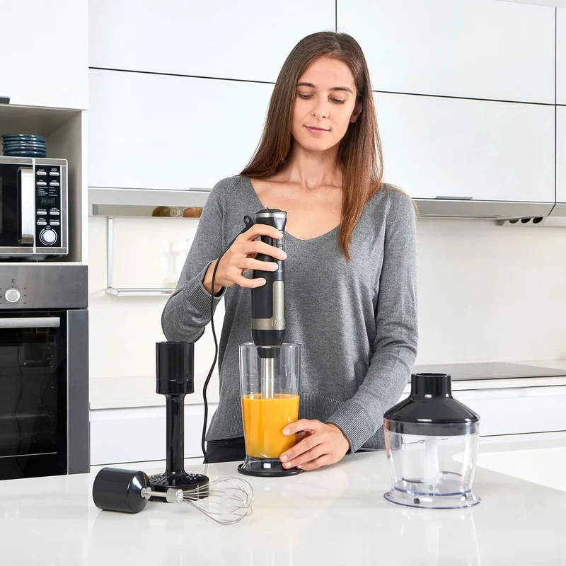 Frullatore ad immersione Black & Decker ES9160080B Nero 1500 W