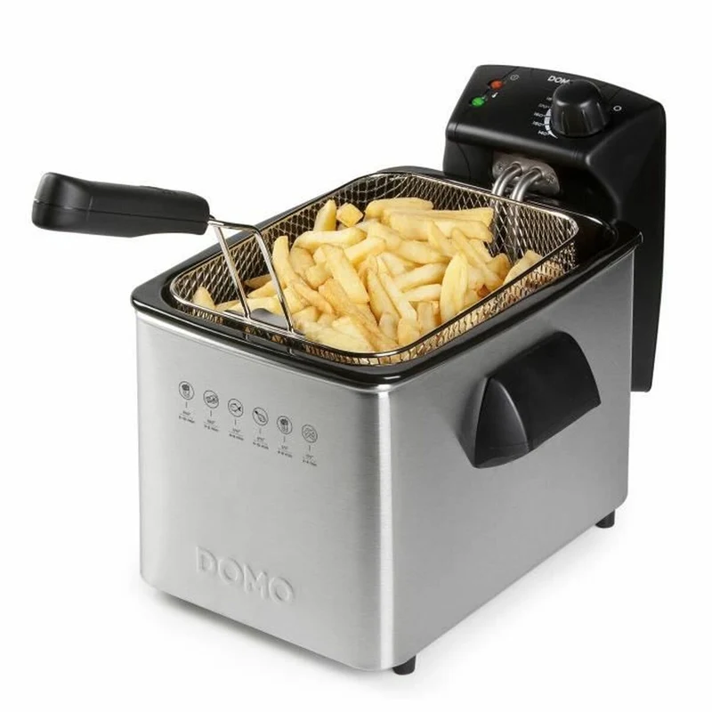 Friggitrice DOMO DO465FR 4 L 3000 W Argento Acciaio