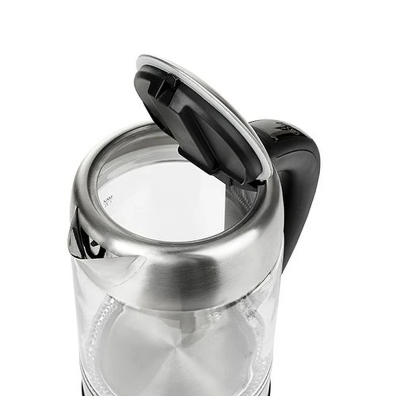 Bollitore Adler AD 1247 Cristallo Acciaio Vetro Grigio 2200 W 1,7 L