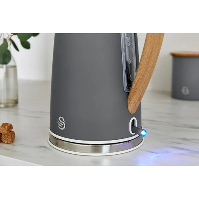 Bollitore Swan SK14610GRYN Grigio Acciaio inossidabile 3000 W 1,7 L