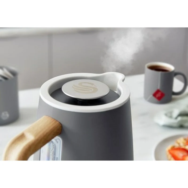 Bollitore Swan SK14610GRYN Grigio Acciaio inossidabile 3000 W 1,7 L