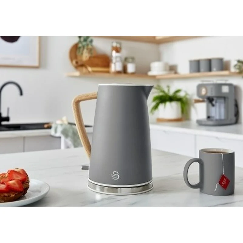 Bollitore Swan SK14610GRYN Grigio Acciaio inossidabile 3000 W 1,7 L