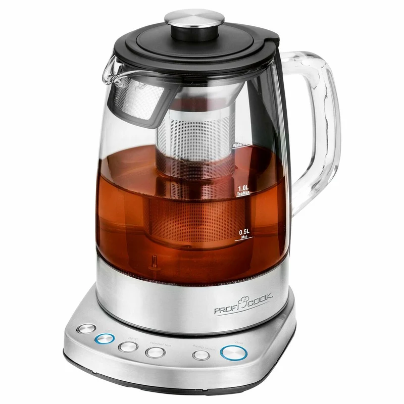 Bollitore Proficook PC-WKS 1167 Nero Acciaio inossidabile 2200 W
