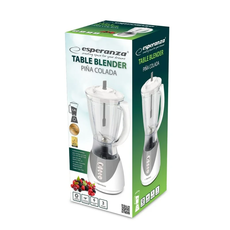 Frullatore a tazza Esperanza EKM023E Grigio 350 W 1,5 L