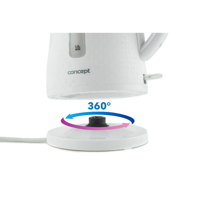 Bollitore Concept RK2320 Plastica Bianca 2000 W 1,8 L