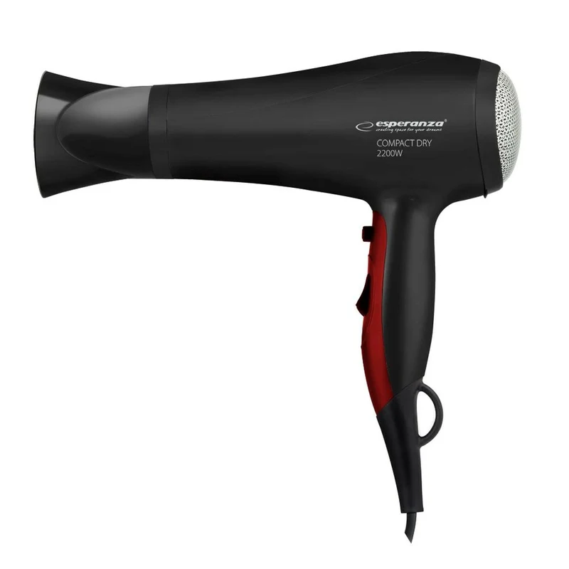 Asciugacapelli Esperanza EBH004K Nero 2200 W
