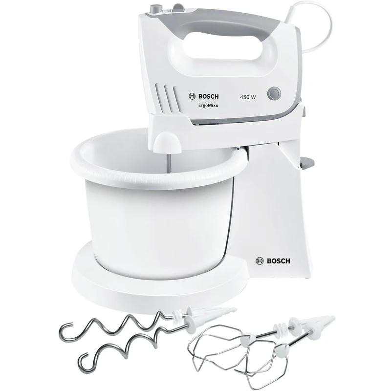 Impastatrice-Metatrice con Ciotola BOSCH MFQ36460 Bianca 450 W
