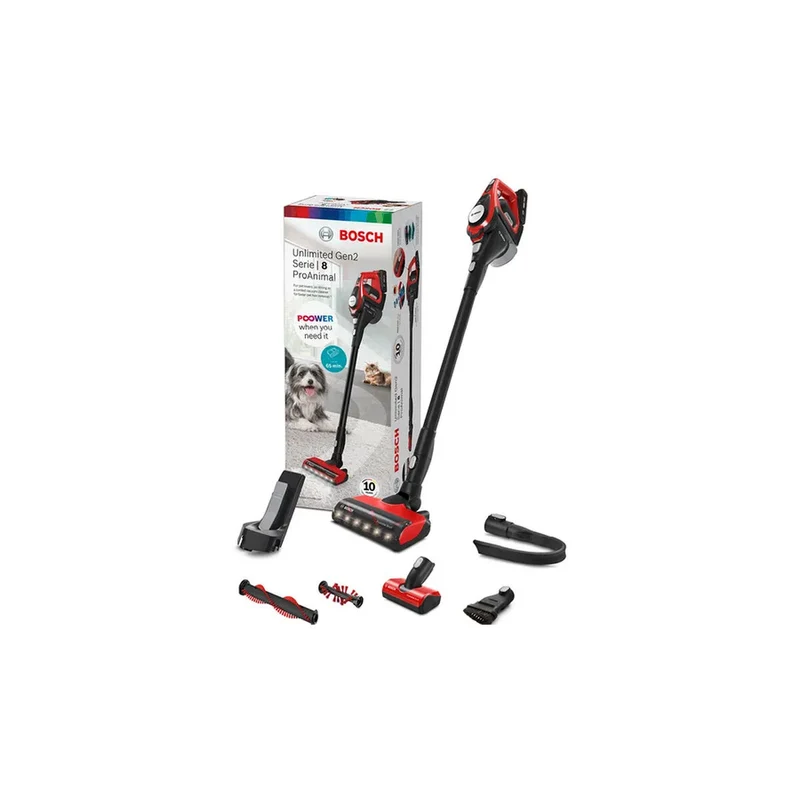 Aspirapolvere BOSCH BBS8214PET Nero/Rosso