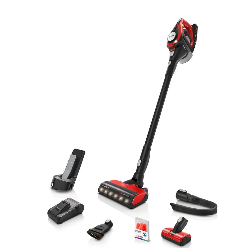 Aspirapolvere BOSCH BBS8214PET Nero/Rosso