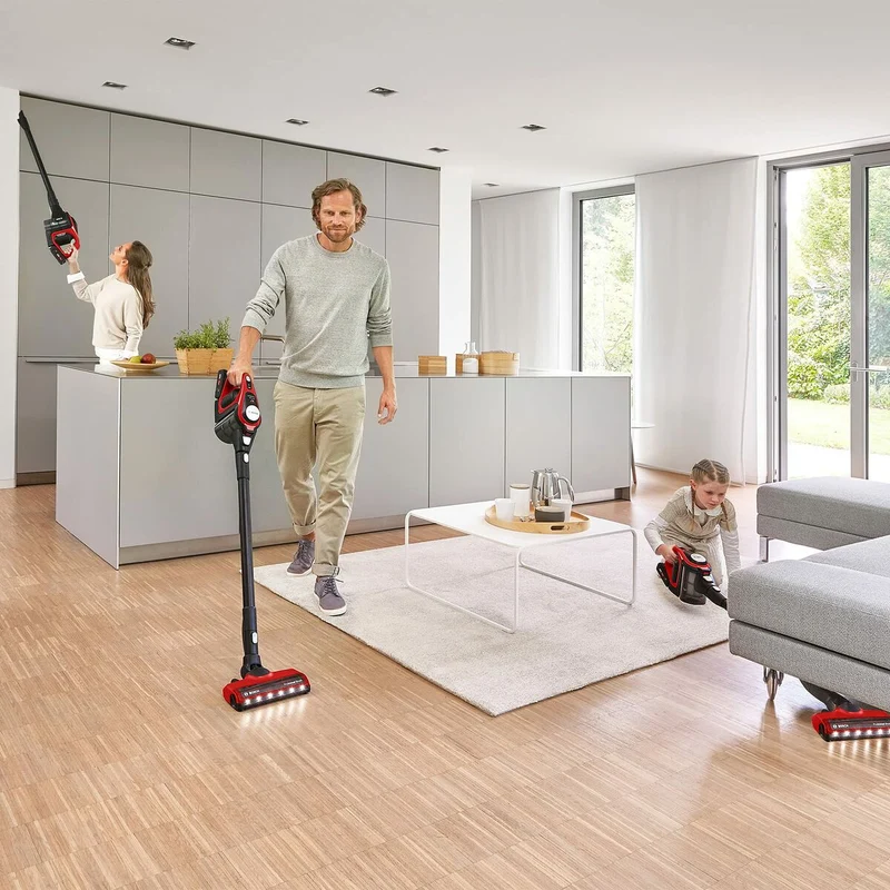 Aspirapolvere BOSCH BBS8214PET Nero/Rosso