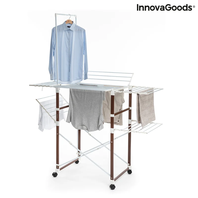 Stendibiancheria Pieghevole con Ruote Flareck InnovaGoods