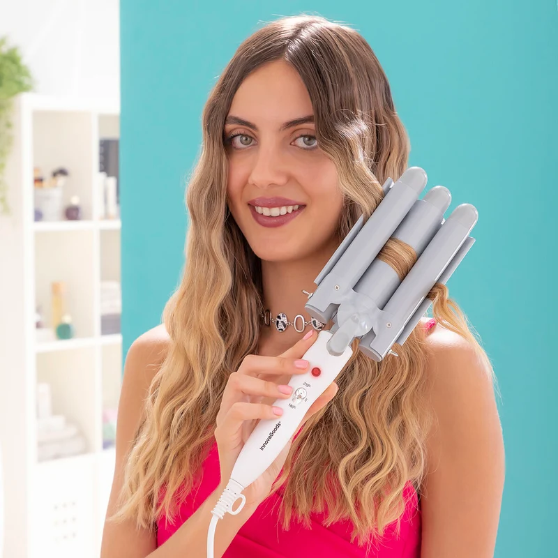 Triler per Arricciacapelli in Ceramica Tripla InnovaGoods