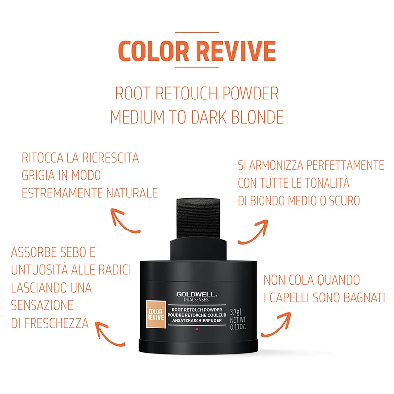 Goldwell Dualsenses Color Revive Root Retouch Medium to Dark Blonde 3,7- ritocco per radici per tutti i tipi di capelli