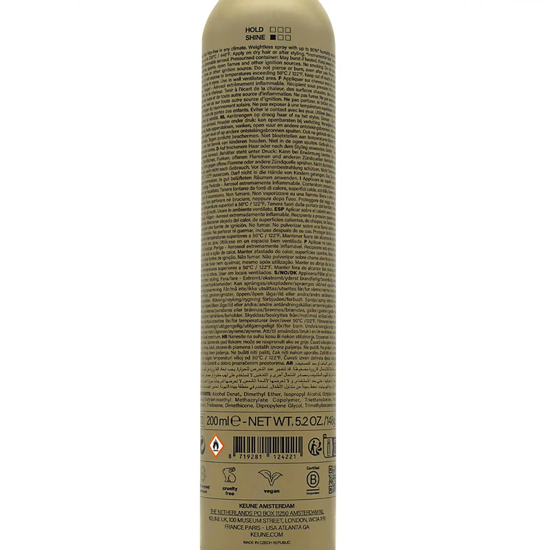 Keune Style Climate Control Wewightless Humidity Shield 200ml - spray anticrespo