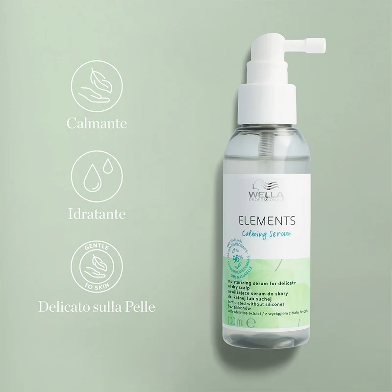 Wella New Elements Serum Calm 100ml - siero cute sensibile