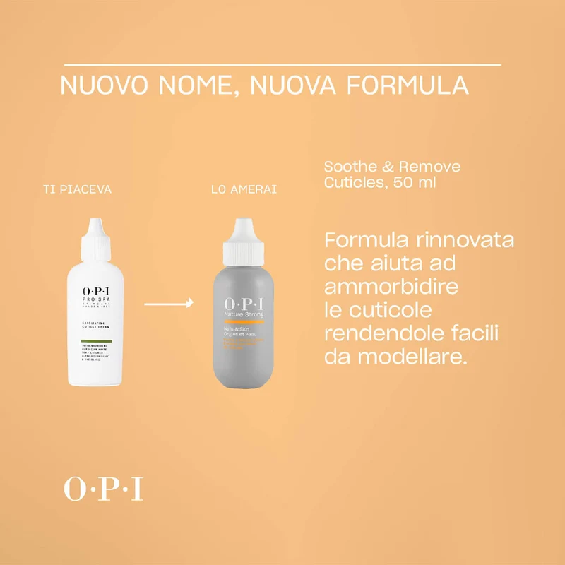 OPI Nature Strong Skincare Soothe & Remove Cuticles 50ml - trattamento ammorbidente per cuticole