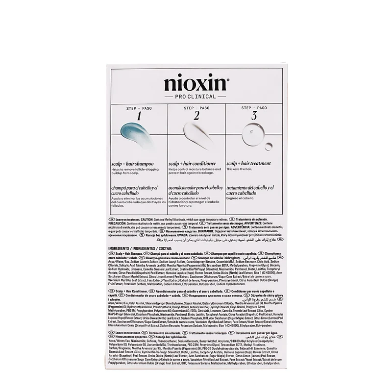 Nioxin Sistema 1 Kit Trifasico 150ml - kit anti assottigliamento lieve