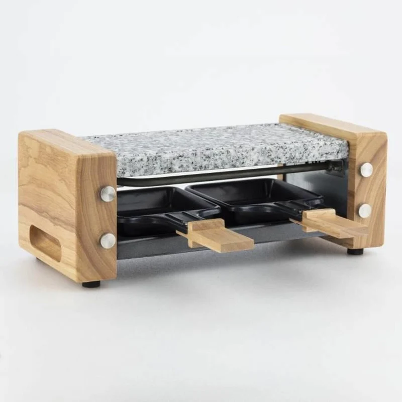 Griglia da cucina in pietra Hkoenig 350 W in legno