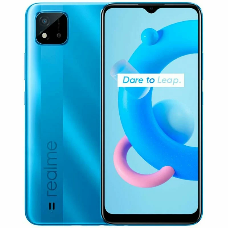 Smartphone Realme RMX3231 6,5" Octa Core 2 GB RAM 32 GB Blu Nero 2 GB RAM SC9863A 6,5" 32 GB