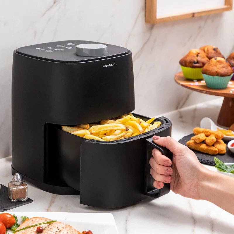 Friggitrice ad aria InnovaGoods Fryinn Lite 2000 Nera 1200 W 2 L