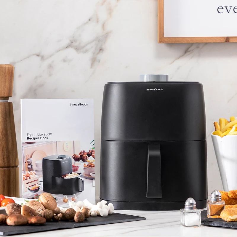 Friggitrice ad aria InnovaGoods Fryinn Lite 2000 Nera 1200 W 2 L