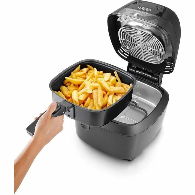 Friggitrice ad aria DeLonghi 1400 W 1,25 kg Nera