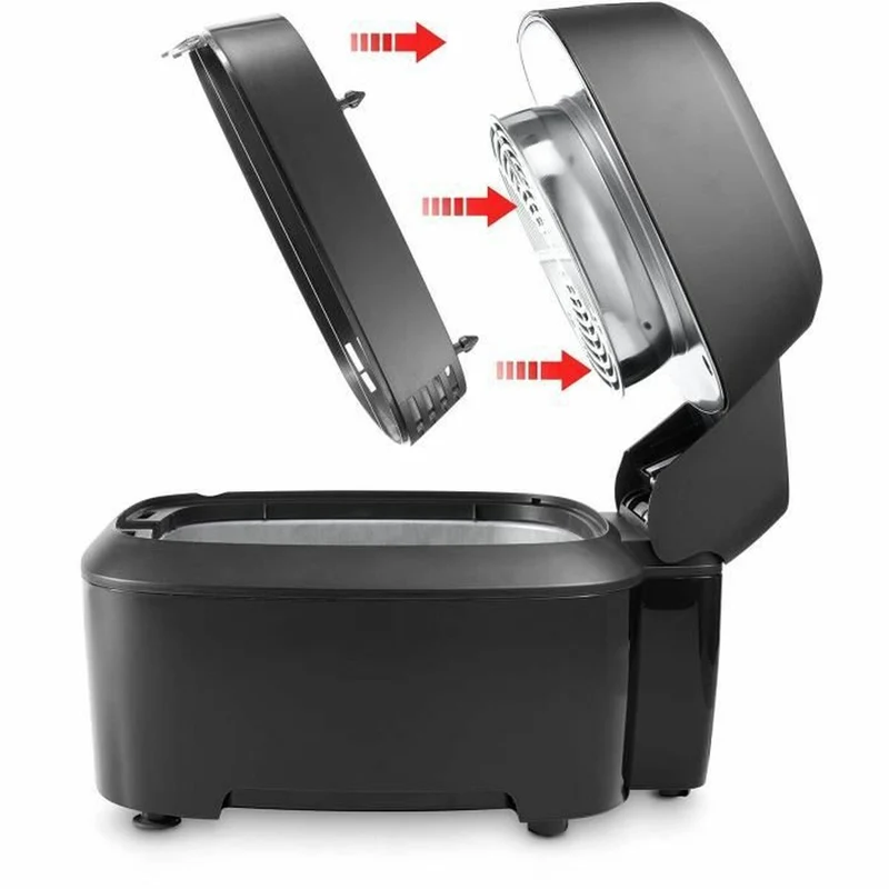 Friggitrice ad aria DeLonghi 1400 W 1,25 kg Nera