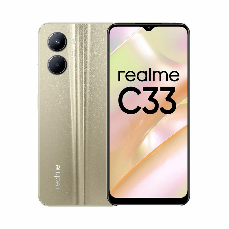 Smartphone Realme Realme C33 Golden 4 GB RAM Octa Core Unisoc 6,5" 1 TB 128 GB