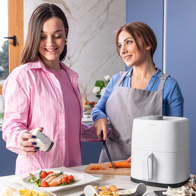 Friggitrice ad aria InnovaGoods Fryinn Lite 2000 Bianca 1200 W 2 L