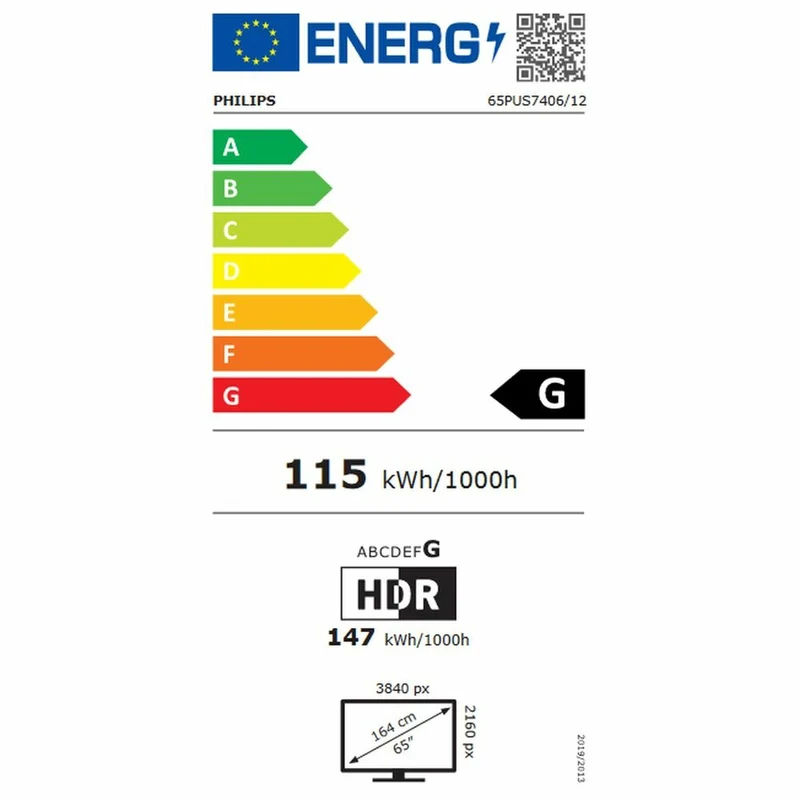 Smart TV Philips 65PUS7406/12 TV Android LED 65K Ultra HD 4" Nero
