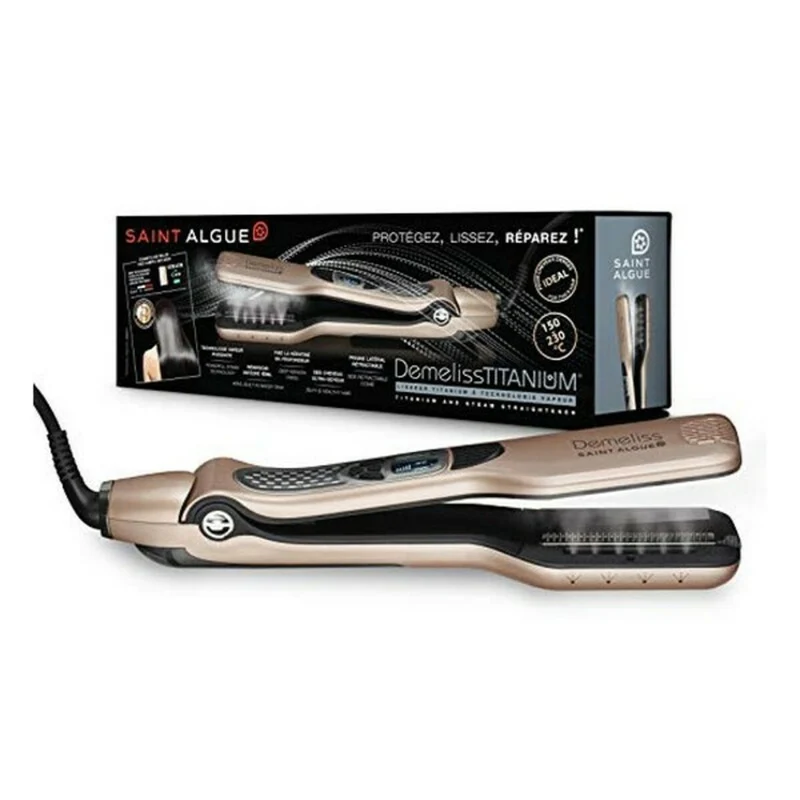Piastra per capelli Demeliss Titanium Piastra Saint-Algue Demeliss Titanium Nera