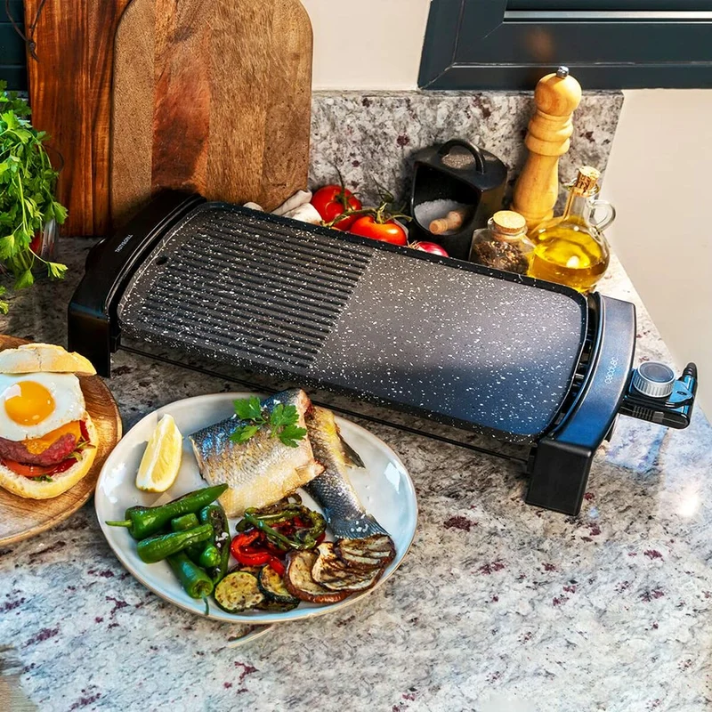 Piastra Fry Cecotec Tasty&Grill 2500 RockWater MixGrill 2150 W