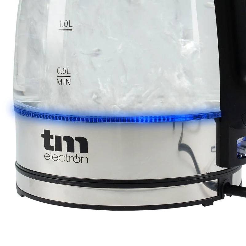 Bollitore TM Electron 1,7 L Vetro borosilicato cristallo