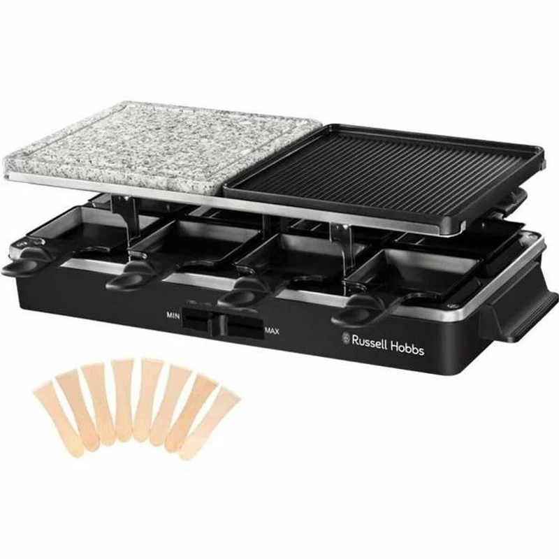 Piastra per raclette Russell Hobbs nera