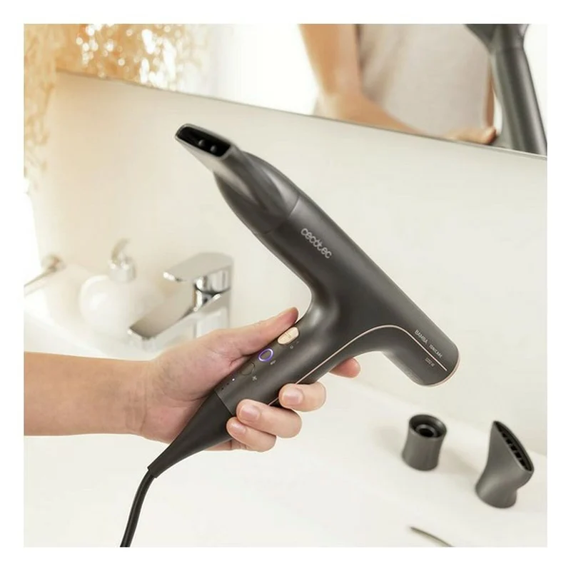 Asciugacapelli Cecotec IoniCare 6000 Rockstar Soft Nero 1200 W