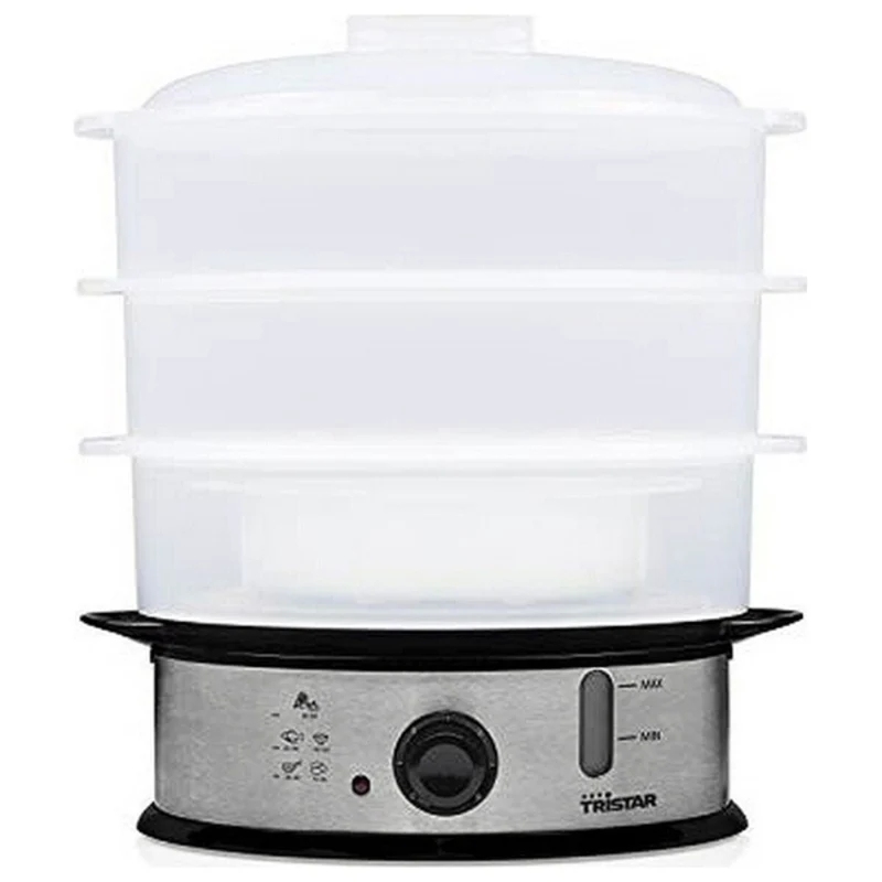 Pentola A Vapore Elettrica Tristar VS-3914 12 L 1200W Plastica Bianca 1200 W