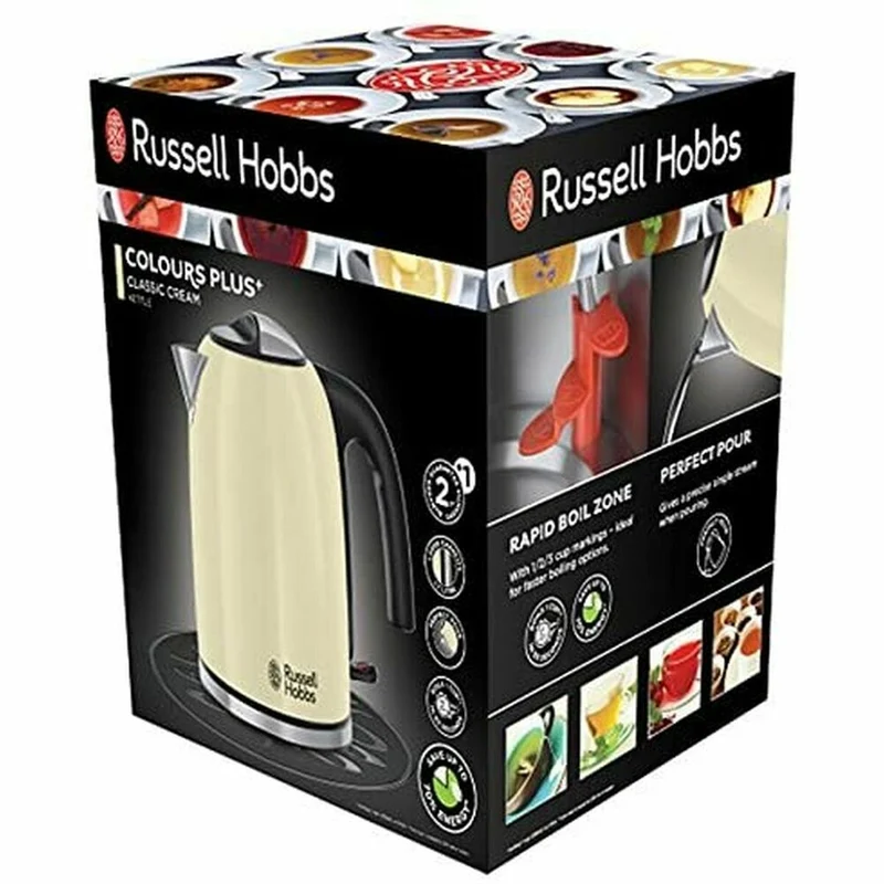 Bollitore Russell Hobbs 20415-70 2400 W 1,7 L Crema Acciaio inox 2400 W 1,7 L