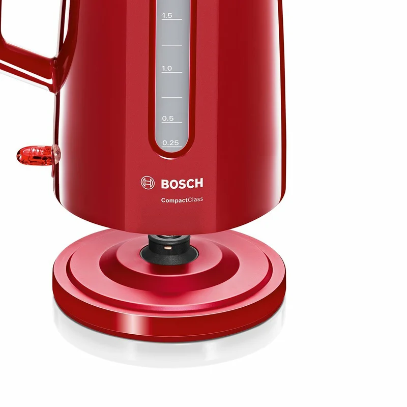 Bollitore BOSCH TWK3A014 2400 W Rosso Acciaio inossidabile Plastica/Acciaio inossidabile 2400 W 1,7 L 1,7 L