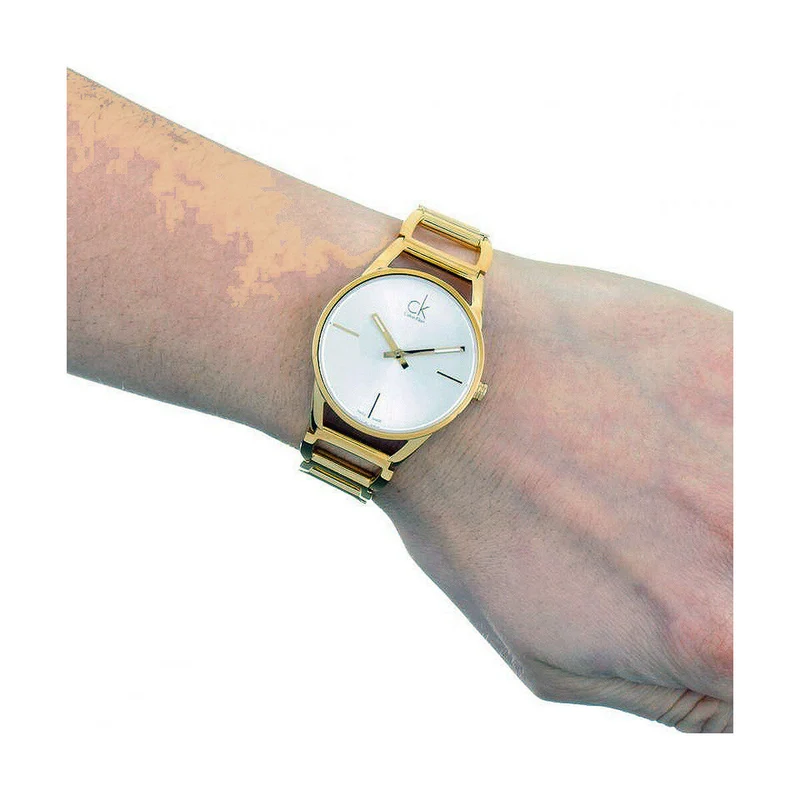Orologio da Donna Calvin Klein STATELY - 9 Diamanti (Ø 34 mm)