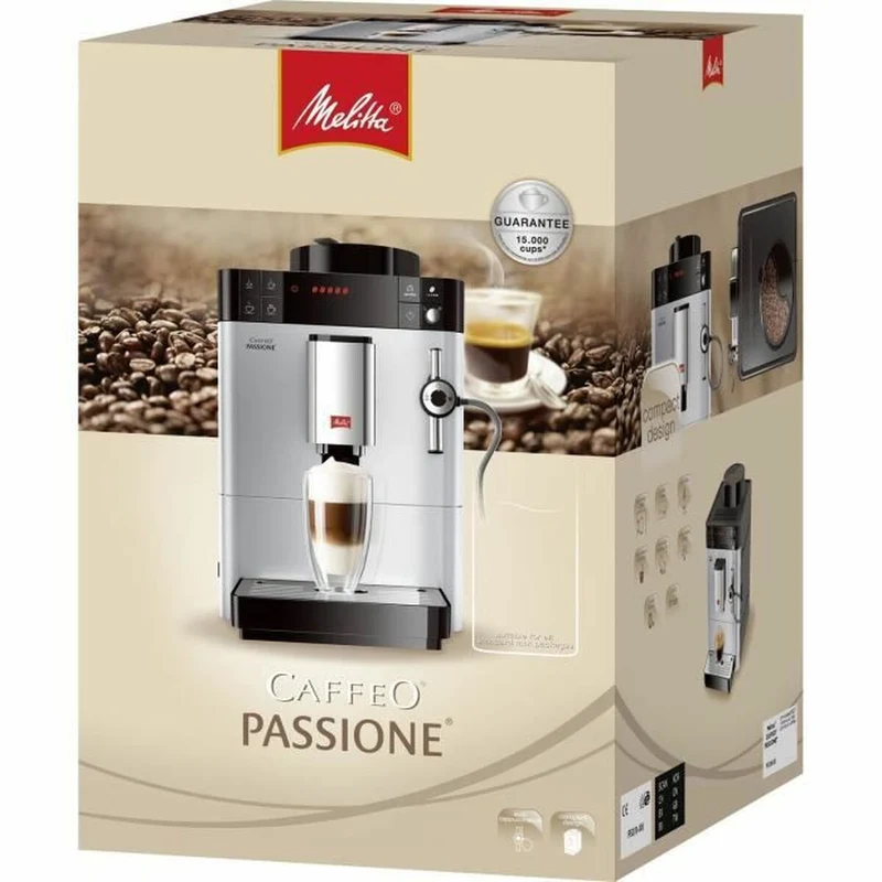 Caffettiera superautomatica Melitta Caffeo Passione Silver 1000 W 1400 W 15 bar 1,2 L 1400 W