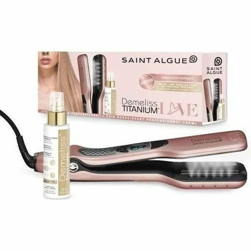 Piastra per capelli Saint-Algue Demeliss TITANIUM Love Edition 85 W Rosa