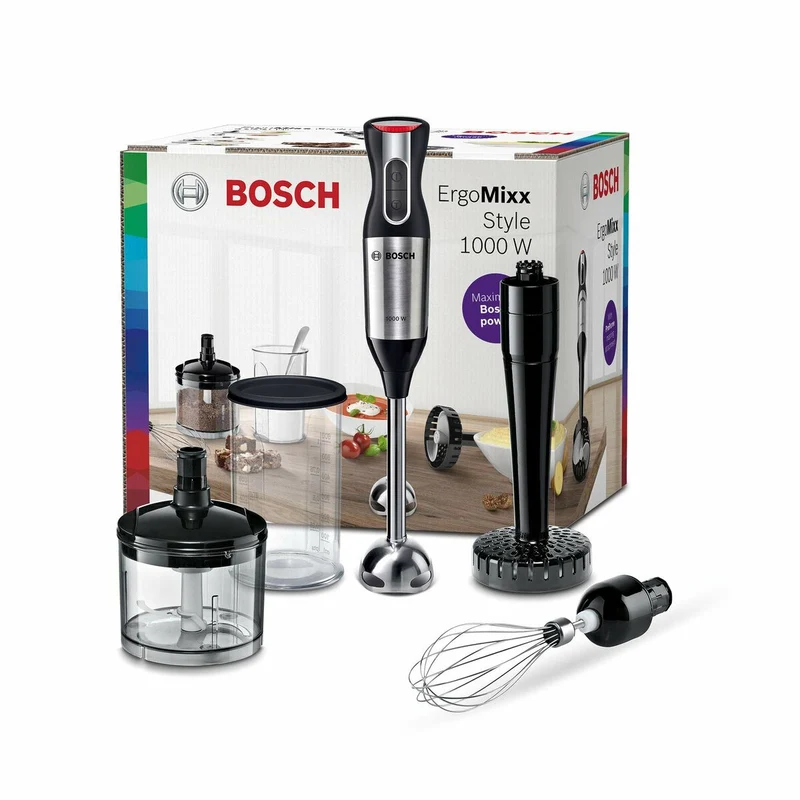 Frullatore a immersione multifunzione con accessori BOSCH MS6CM6155 1000 W