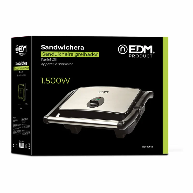 Sandwich Maker EDM 07668 1600 W multicolore