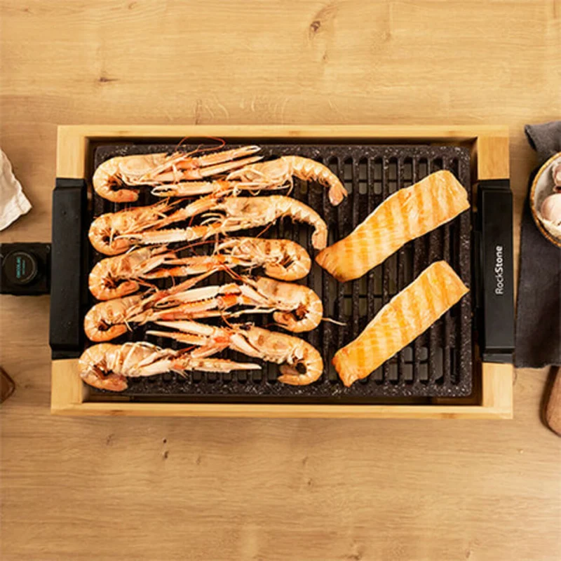 Griglia Cecotec Tasty&Grill 2000 Linea BambooStone Bamboo
